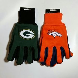 NFL Gloves Green Bay Packers & Denver Broncos